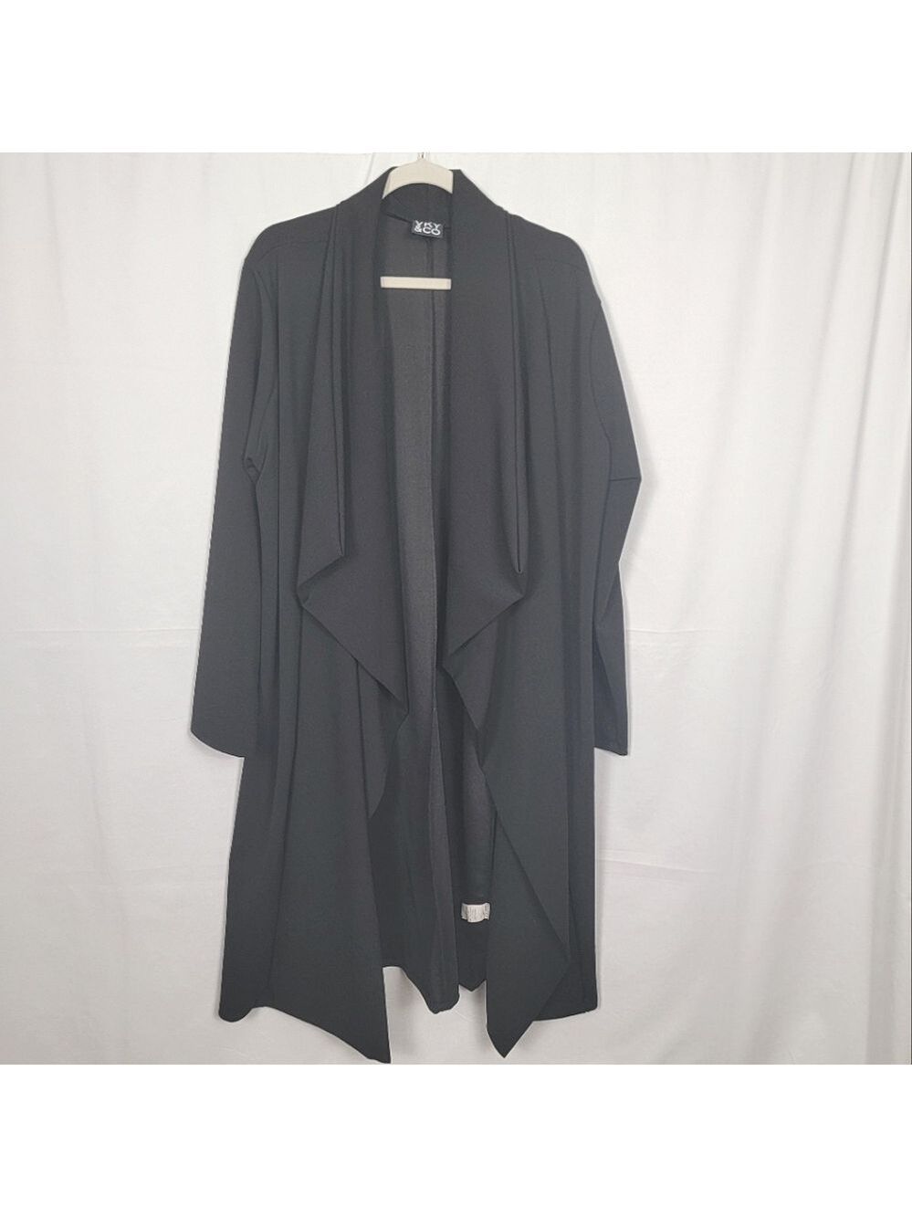 VKY & Co Black Waterfall Jacket Coat #2693
